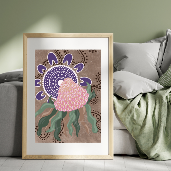 Warratah - Original Digital Print - Design 1