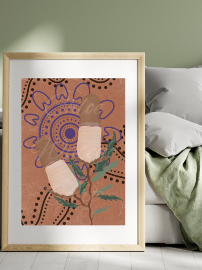 Banksia – Original Digital Print- Design 1