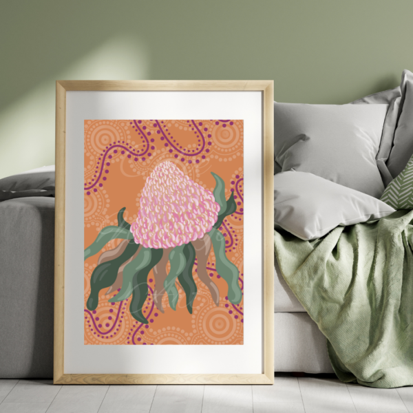 Warratah - Original Digital Print - Design 2