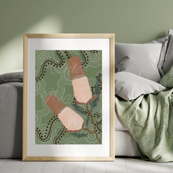Banksia - Original Digital Print - Design 2
