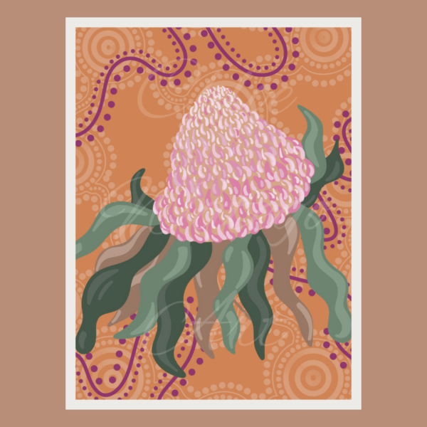 Warratah - Original Digital Print - Design 2 - Image 2