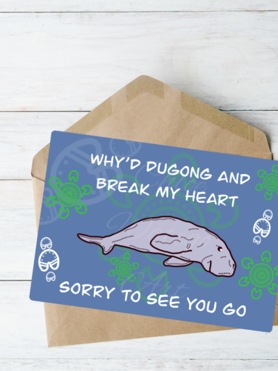 Dugong – Greeting Card