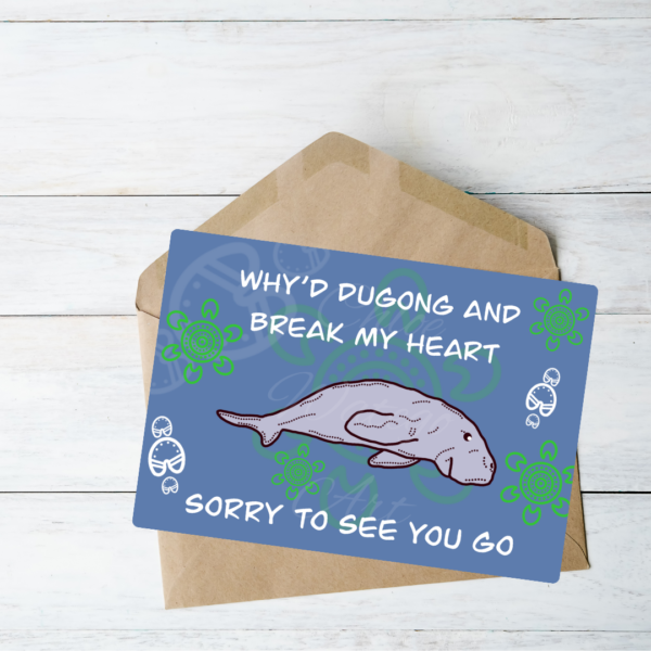 Dugong - Greeting Card