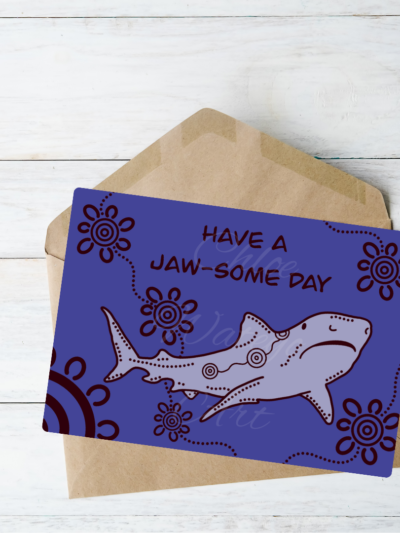 Jaw-Some – Greeting Card