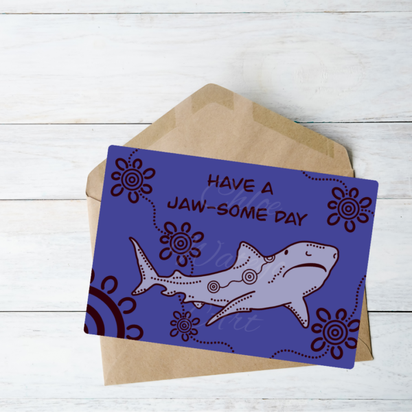 Jaw-Some - Greeting Card